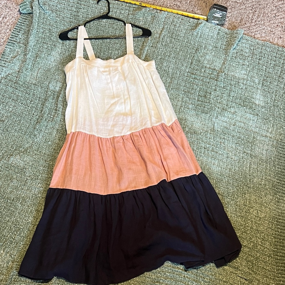 NWT Linen gauze dress with pockets